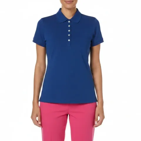 Damen-Poloshirt aus Strick, schnelltrocknend