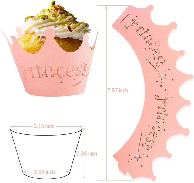 Prinzessin Cupcake-Topper 2