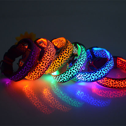 LED Nylon Hundehalsband USB Wiederaufladbar 2