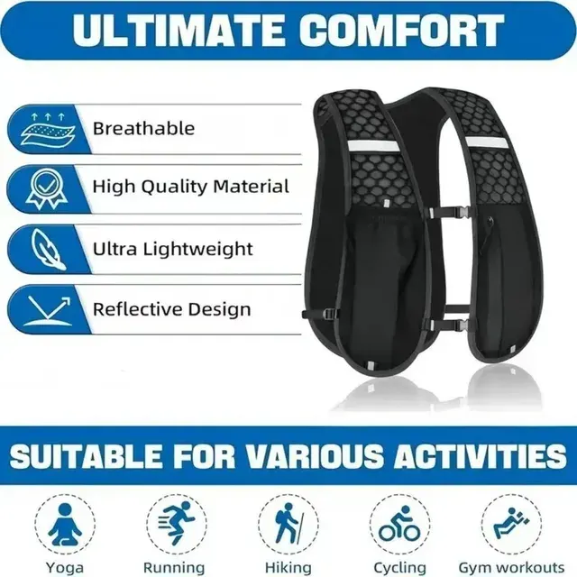 Leichter Outdoor-Hydrationsrucksack mit Wasserbehälter 3