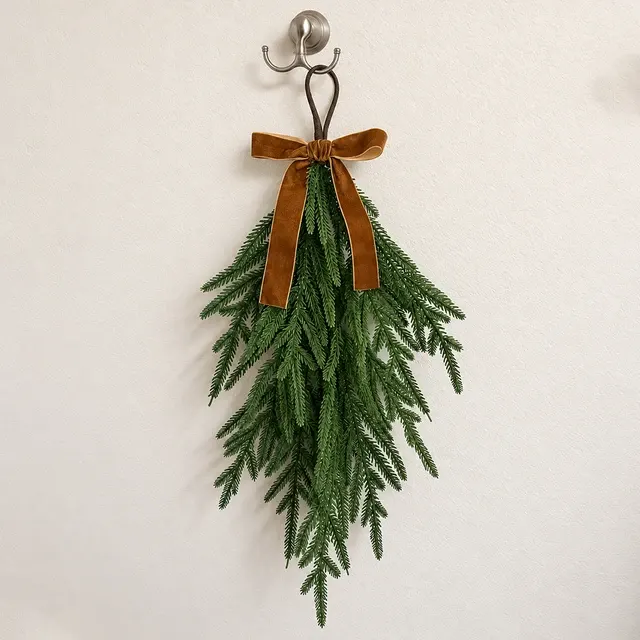 künstlicher Weihnachtskranz 2