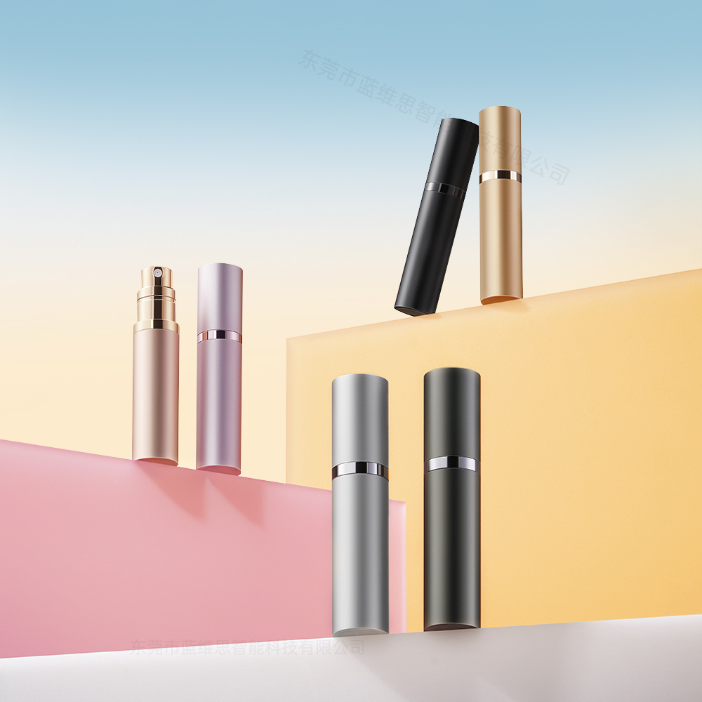 Nachfüllbarer Mini Parfüm-Zerstäuber aus Aluminium 5ml 3