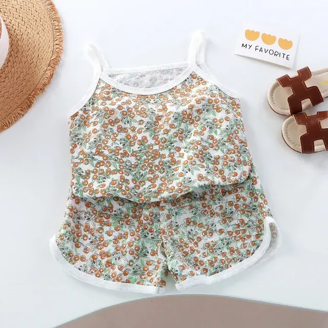 Mädchen-Sommerkleidungsset 4
