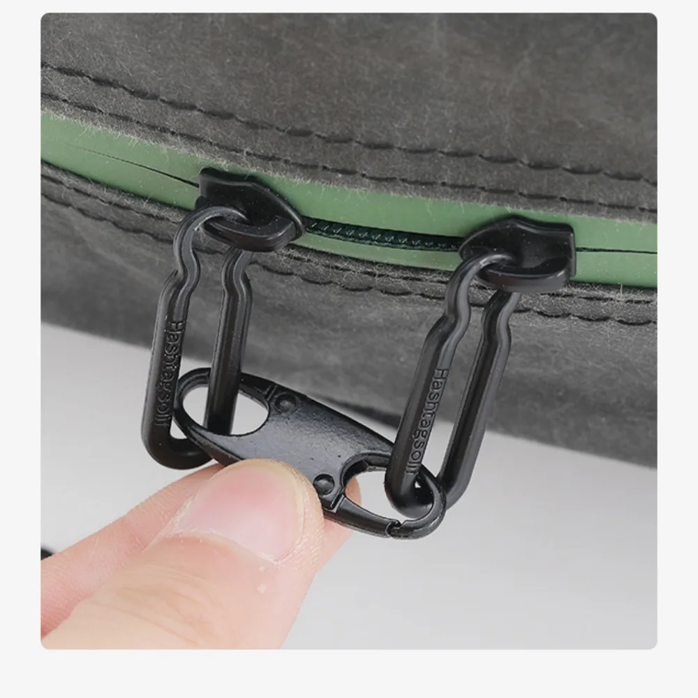 Silberne Edelstahl-S-Haken für Rucksäcke 2