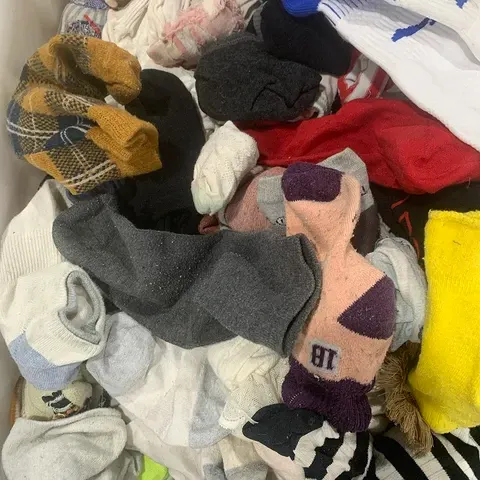 Second-Hand-Socken Ballen