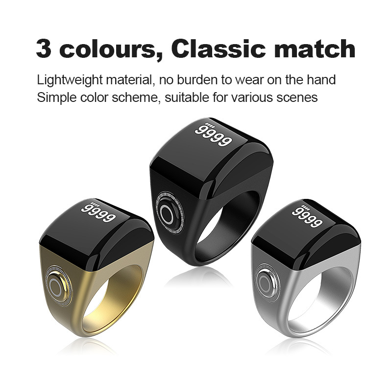 Muslimischer Smart Ring Qibla Tasbih 4