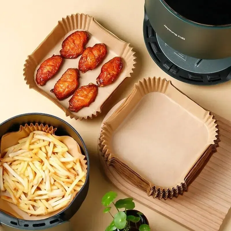 Runde Einweg-Backpapiere für Airfryer, 50 Stück 3
