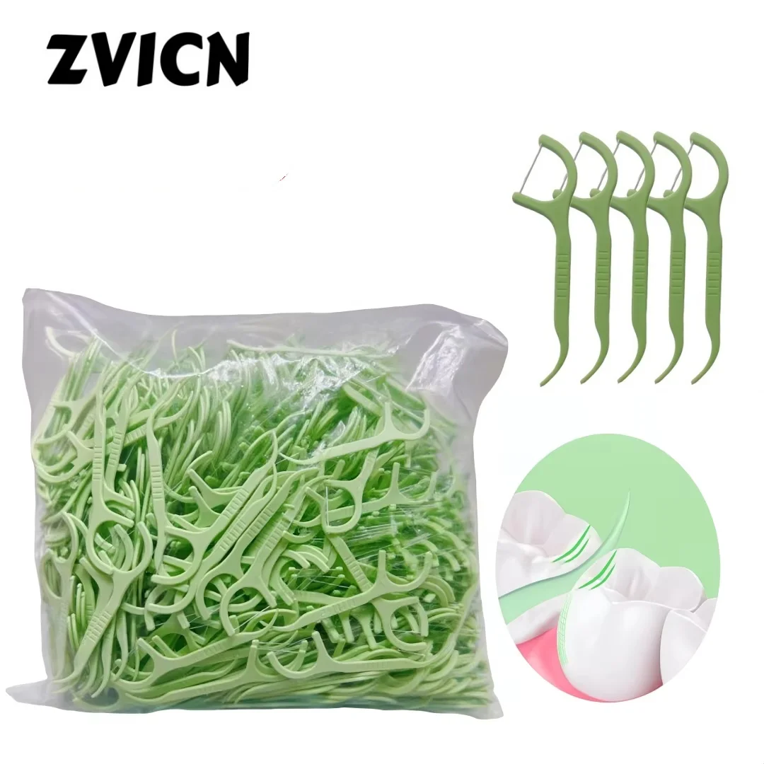 Ultrafeine Zahnseide-Picks Großpackung 500 Stück