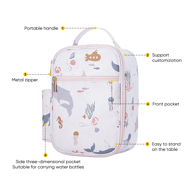 Wasserdichte Lunch-Kühltasche für Kinder 4