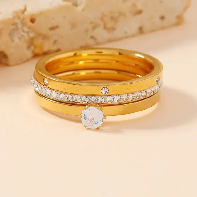 Edelstahl-Ringset 4