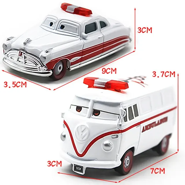 Cars-Spielzeugauto-Modell aus Druckguss, 1:55 3