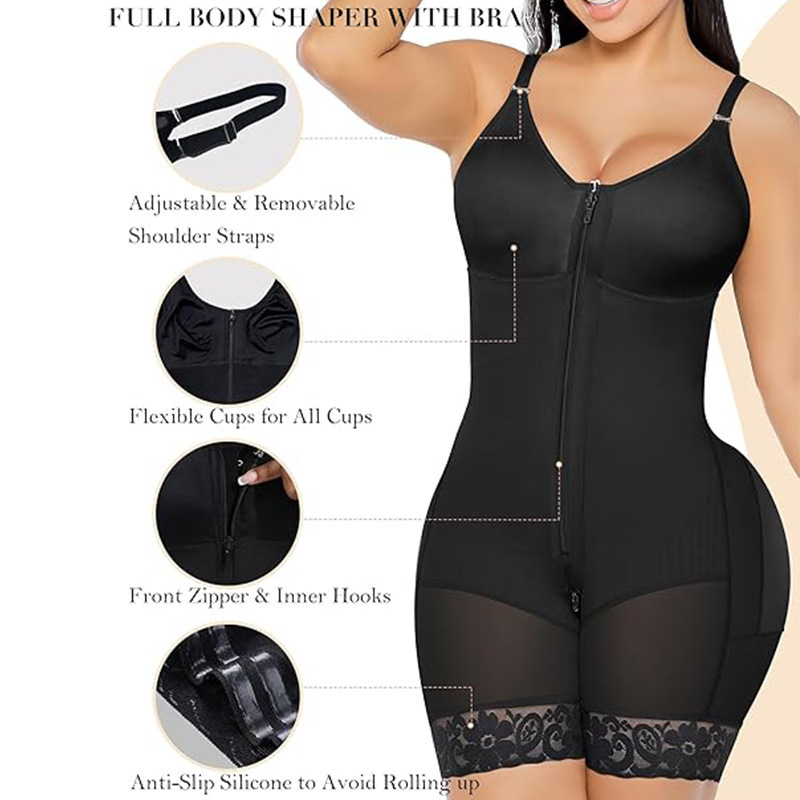 Figurformender Shapewear-Body mit Spitze 2