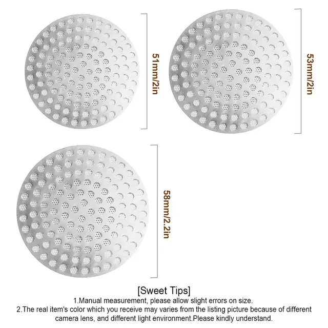 Wiederverwendbarer Edelstahl Espresso Puck Screen 58 mm 3