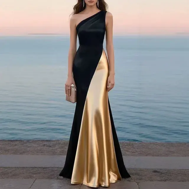 Satin-Abendkleid 2