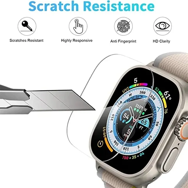 Gehärtete Glas-Schutzfolie, 49 mm Smartwatch 3