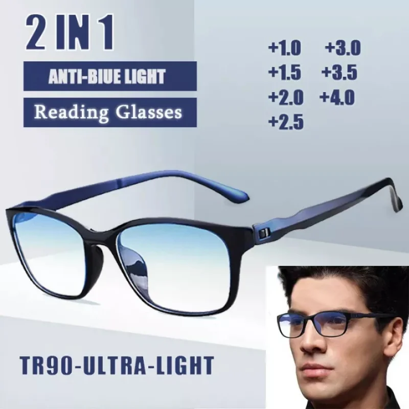 Anti-Blaulicht-Lesebrille für Männer 2