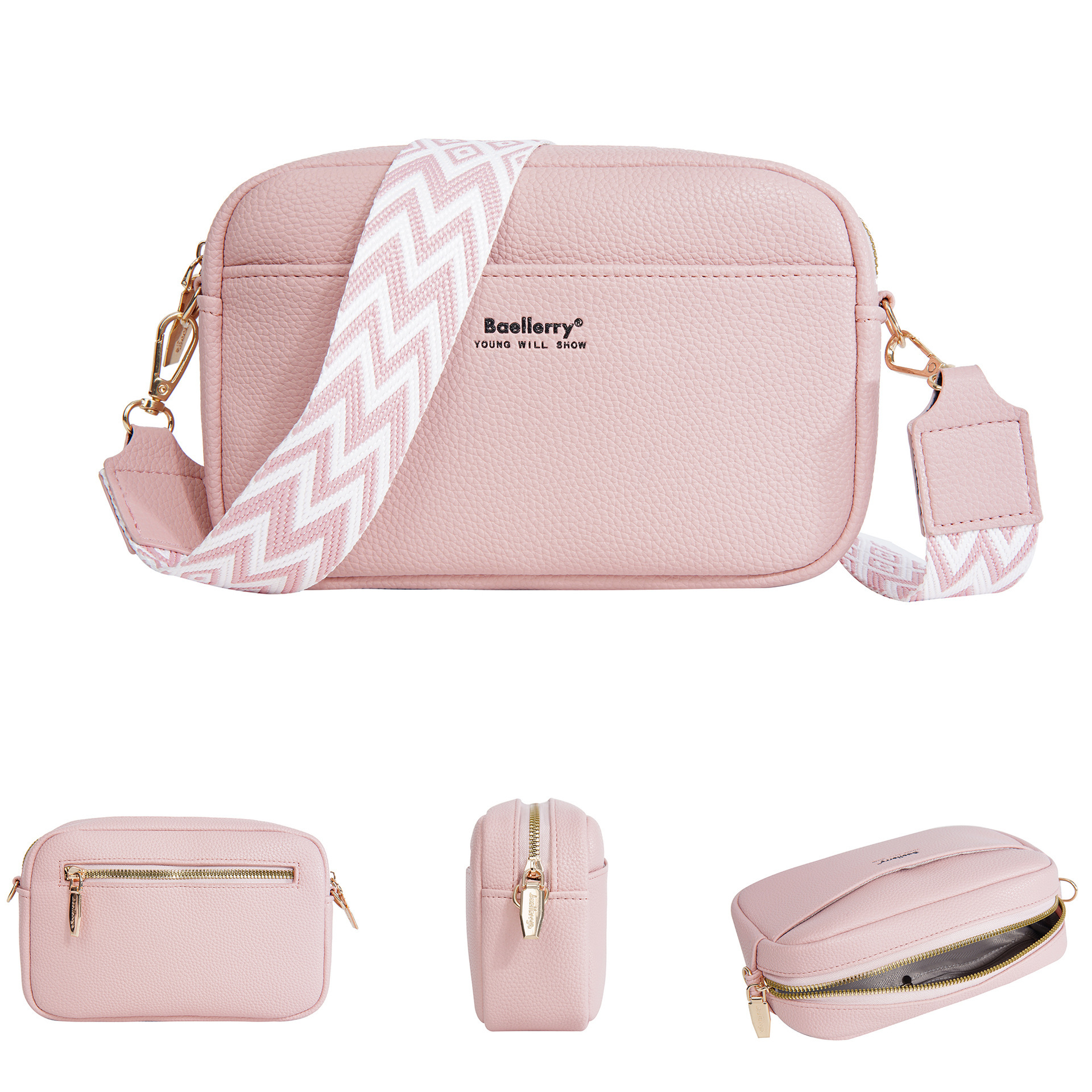 Damen Clutch mit Reißverschluss 2