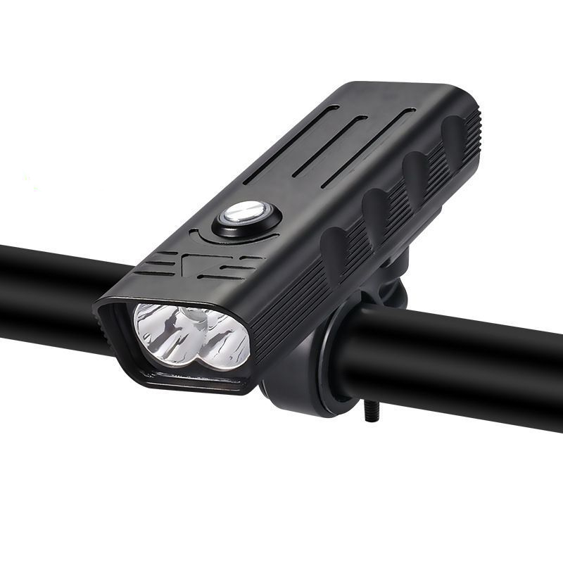 Fahrrad-Frontlicht mit Akku und USB-Ladung
