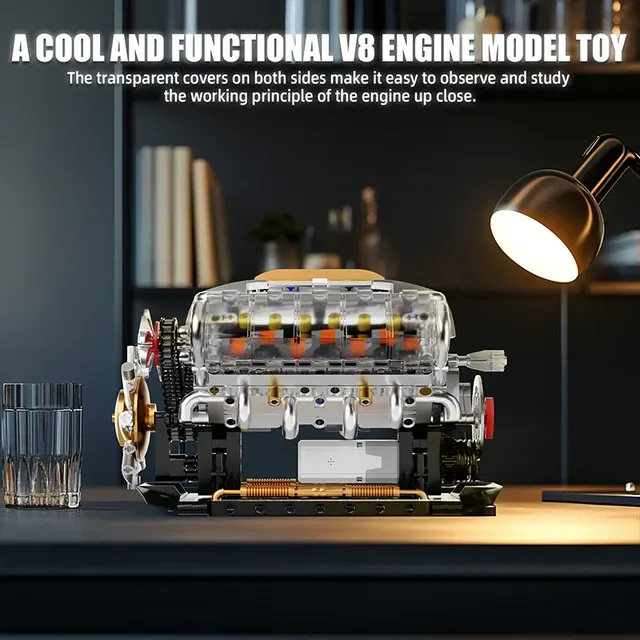 V8-Motor-Modellbausatz 2