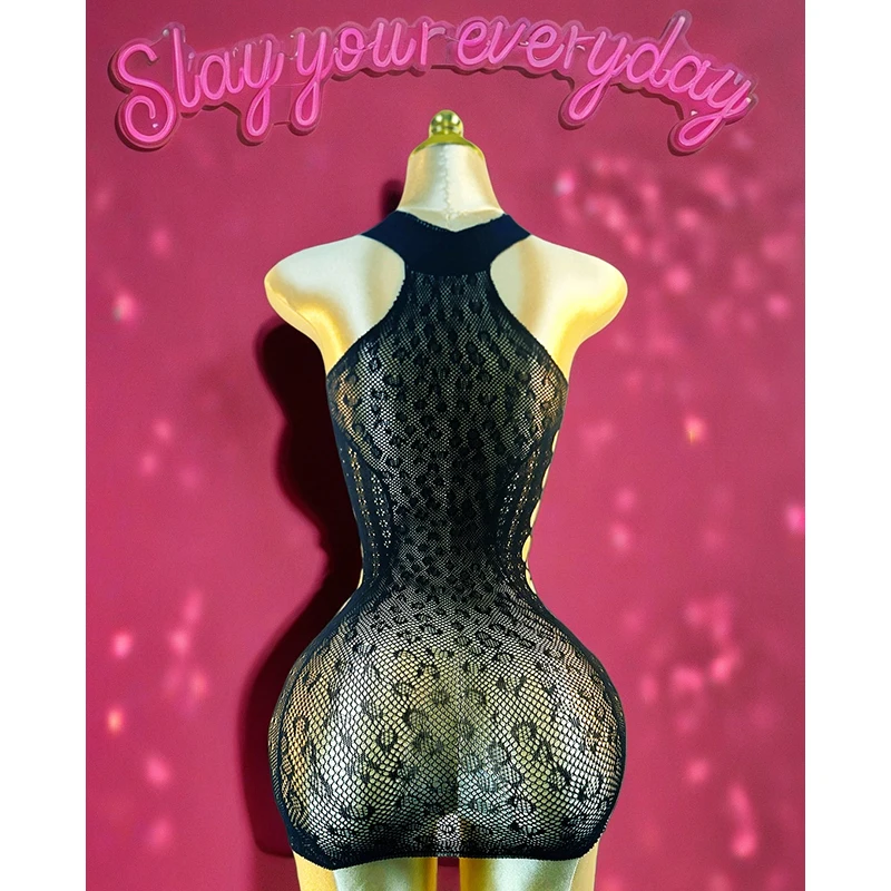 Netz-Cover-up Kleid 2