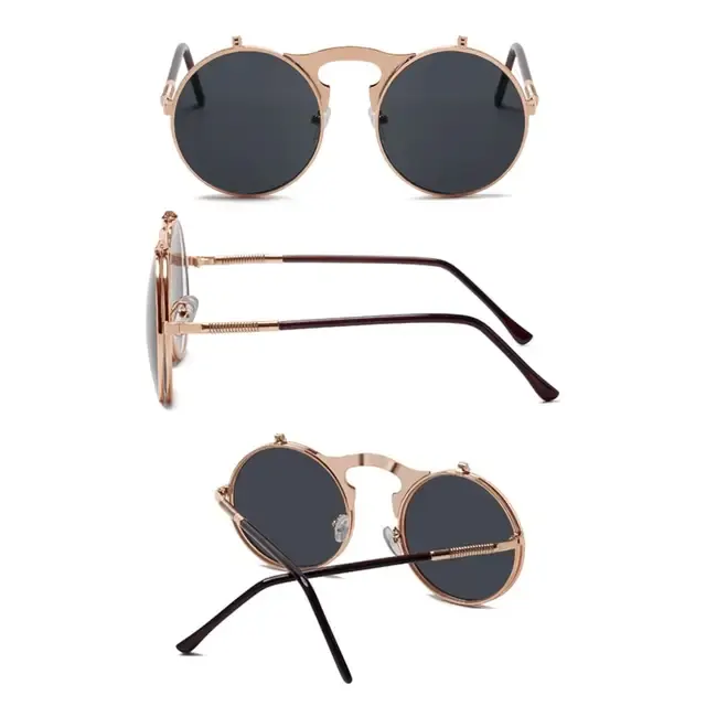 Runde Steampunk-Sonnenbrille 3