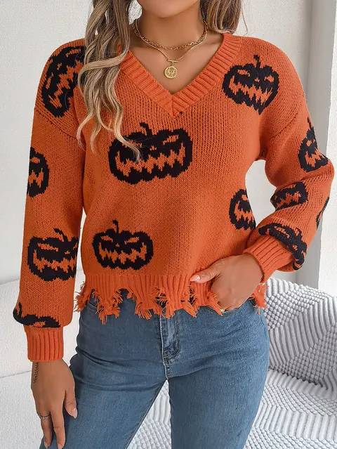Damen Colorblock Pullover