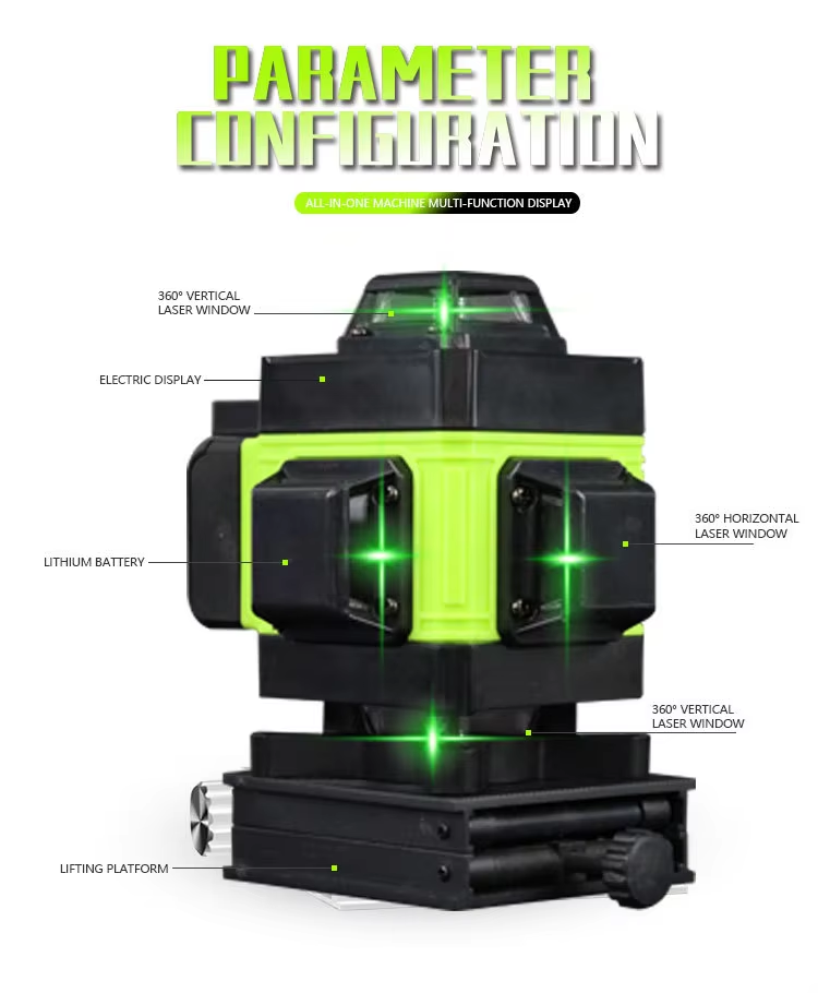 16-Linien Grüner Laser Level 360 Outdoor 4