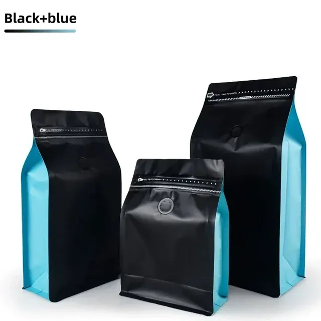 quadratischer Kaffeebeutel mit Ventil 3
