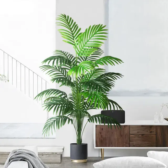 Große künstliche Palme 68-113 cm tropisch 2