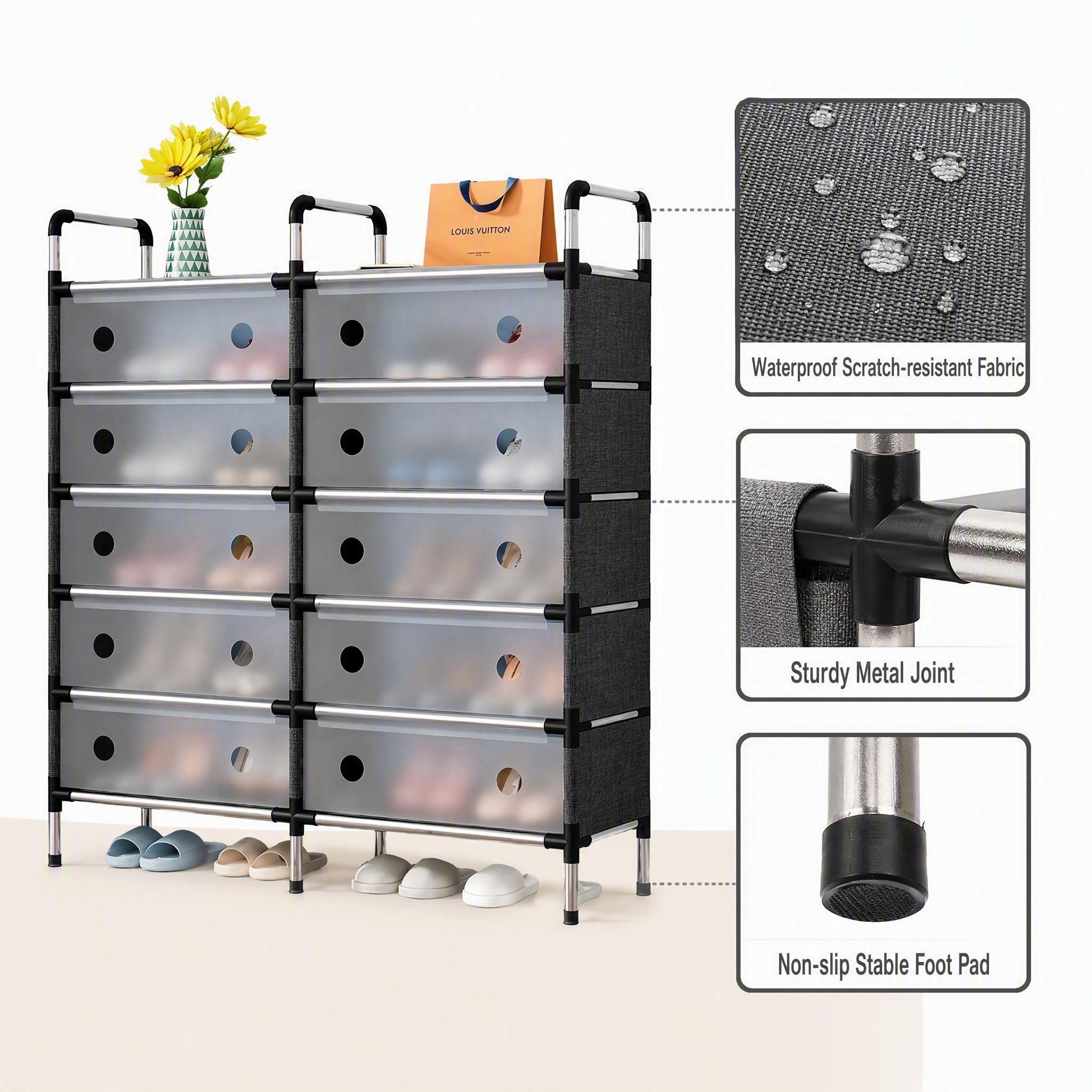 Wasserdichter freistehender Schuhschrank