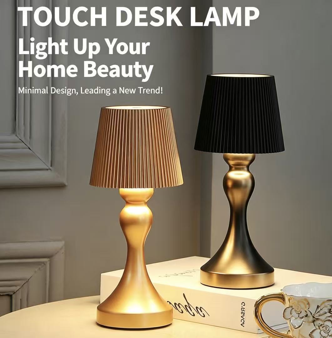 Touch-Tischlampe mit USB-Akku, Lichtdesign für Schlafzimmer 3