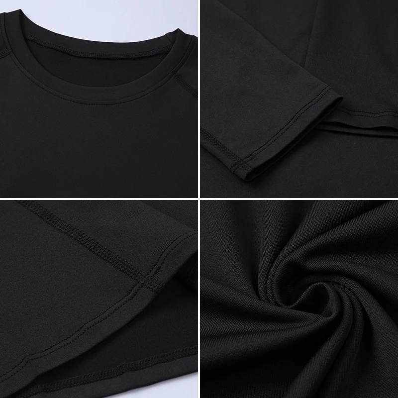 Herren-Langarm-Kompressionsshirt Muskelfit 3