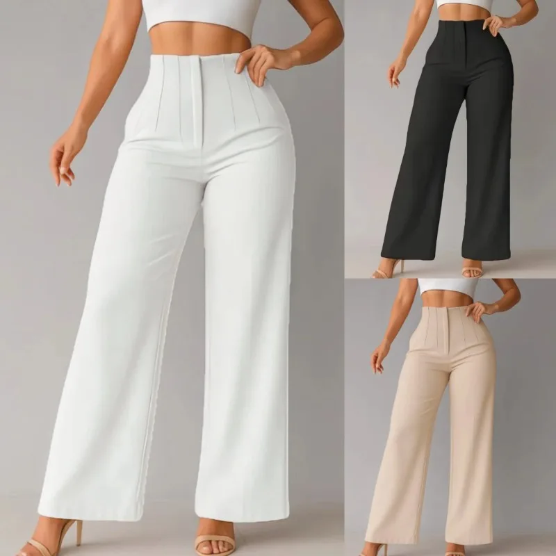 Damenhose mit hohem Bund