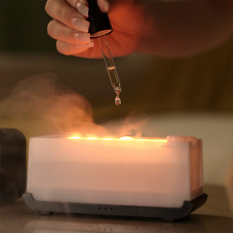 Mini Flammen-Diffusor Tischgerät Siebenfarbig Ätherische Öle 4