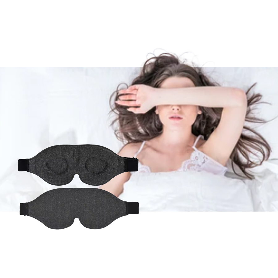Waschbare 3D-Schlafmaske mit Memory-Schaum