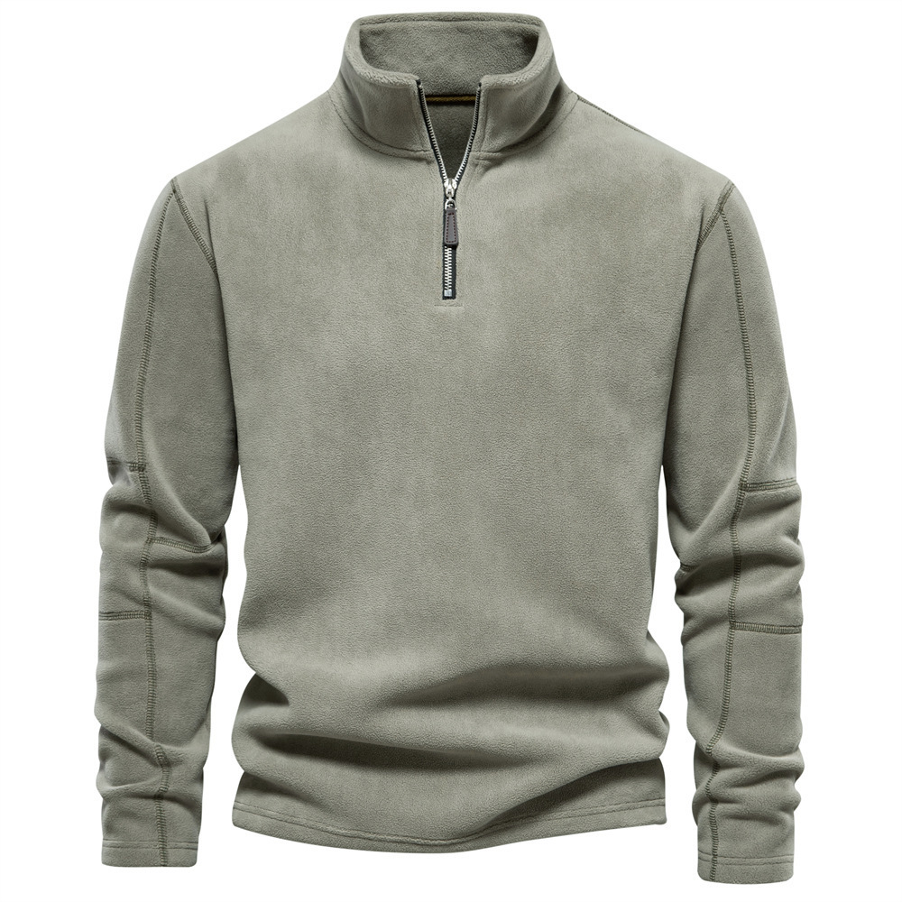 Fleece-Pullover mit Reißverschluss 3