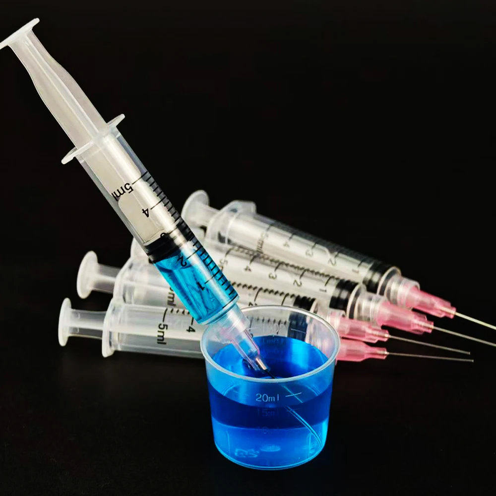 Premium-Tintenfüllspritze 5 ml mit Stumpfnadel 4