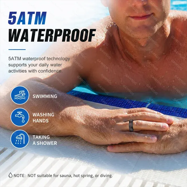 Wasserdichter Smart Ring Gesundheits-Tracker 4