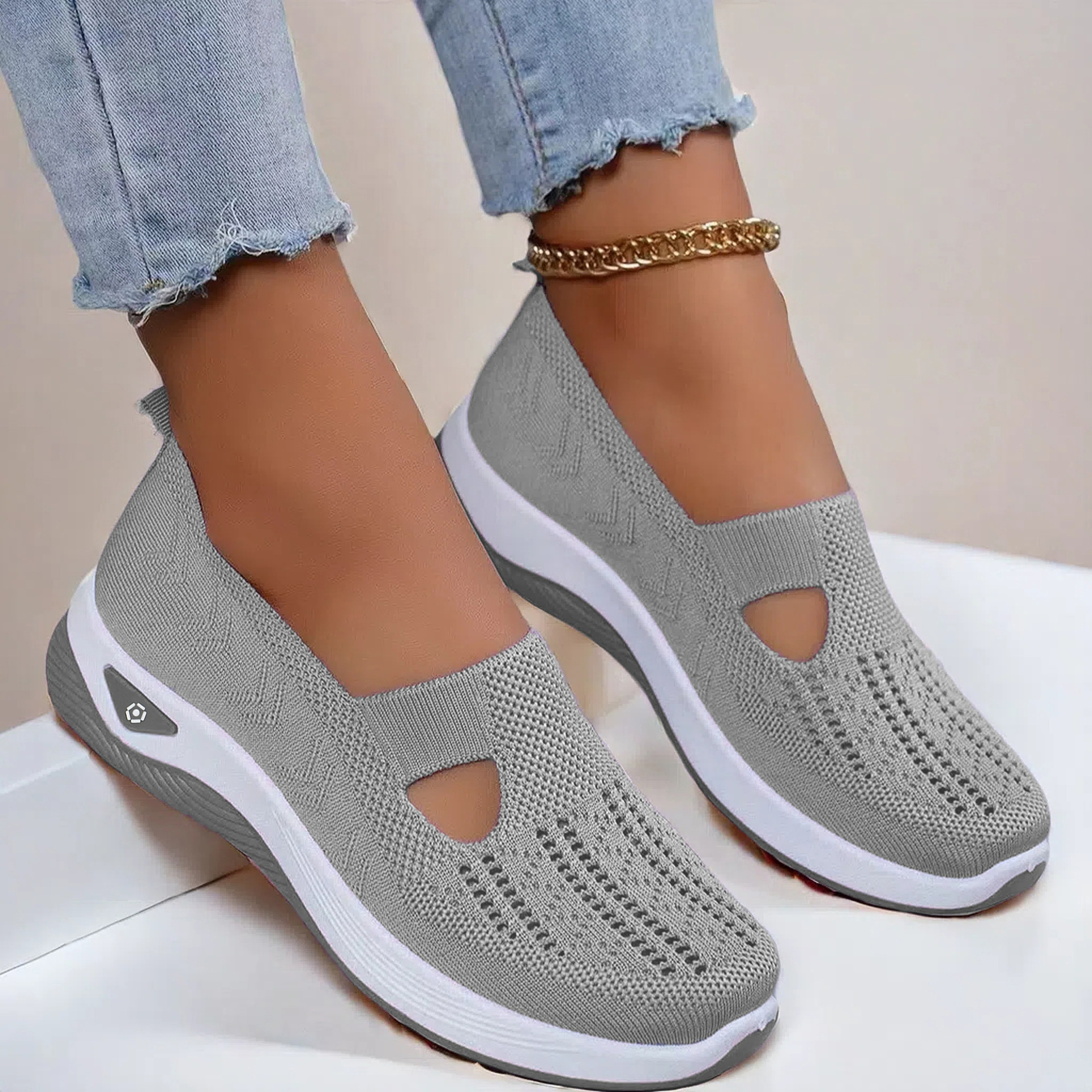 Slip-On Barfußschuhe aus Mesh für Alltag 3