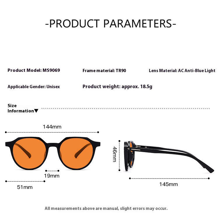 TR90-Blaulichtbrille für Gamer und Programmierer 3