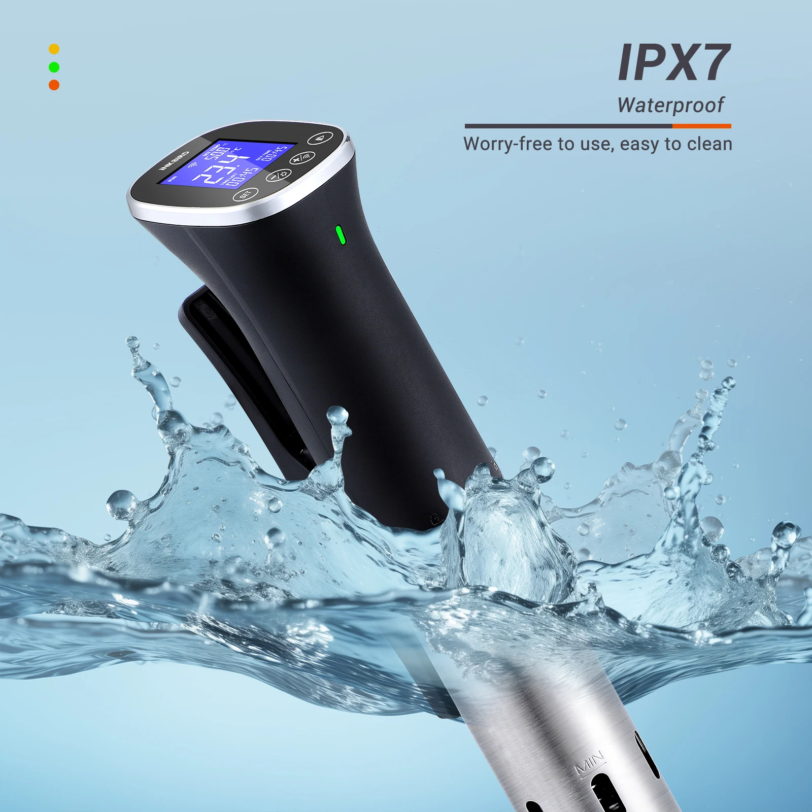 WLAN-Sous-Vide-Garer, wasserdicht IPX7 2