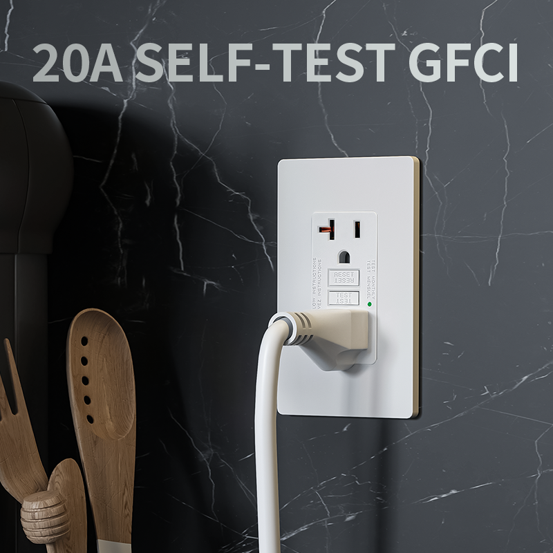 20A GFCI-Steckdose mit LED-Anzeige 4