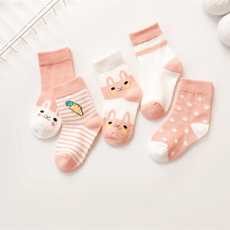 Cartoon-Baby-Socken im 5er-Set