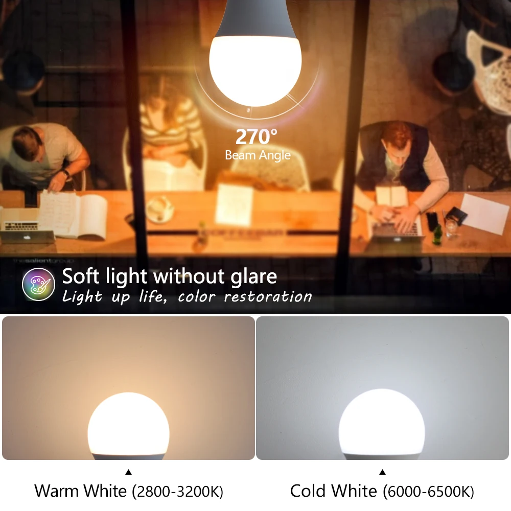 Hochleistungs-LED-Glühbirne E27 bis 18W 2