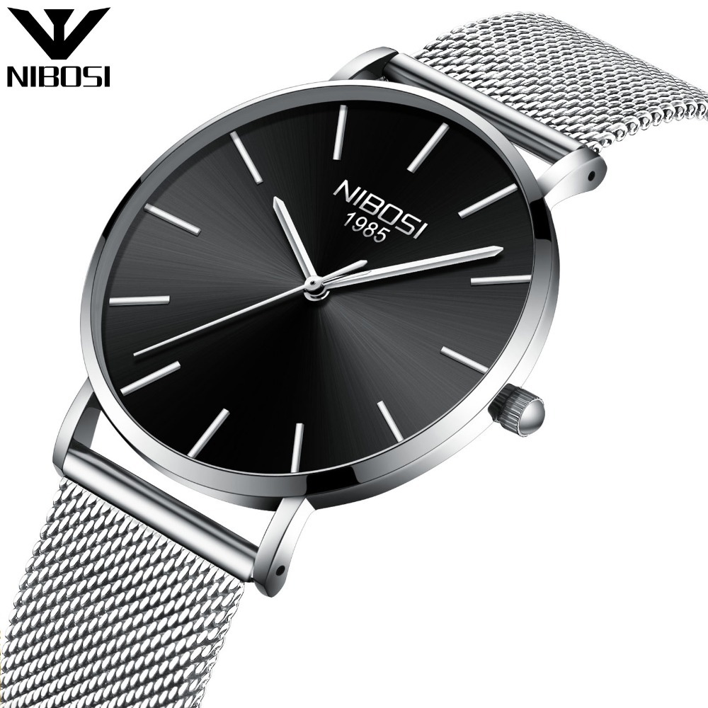 Ultradünne Unisex-Uhr mit Ersatzarmband 4