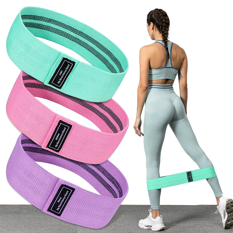 Fitnessbänder aus Stoff (Set)