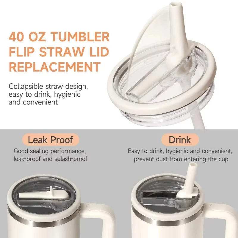 40oz Flip-Strohdeckel, auslaufsicher, für Becher 4