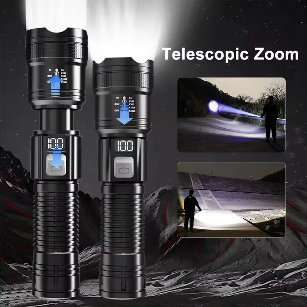 Taktische LED-Taschenlampe mit Zoom 3