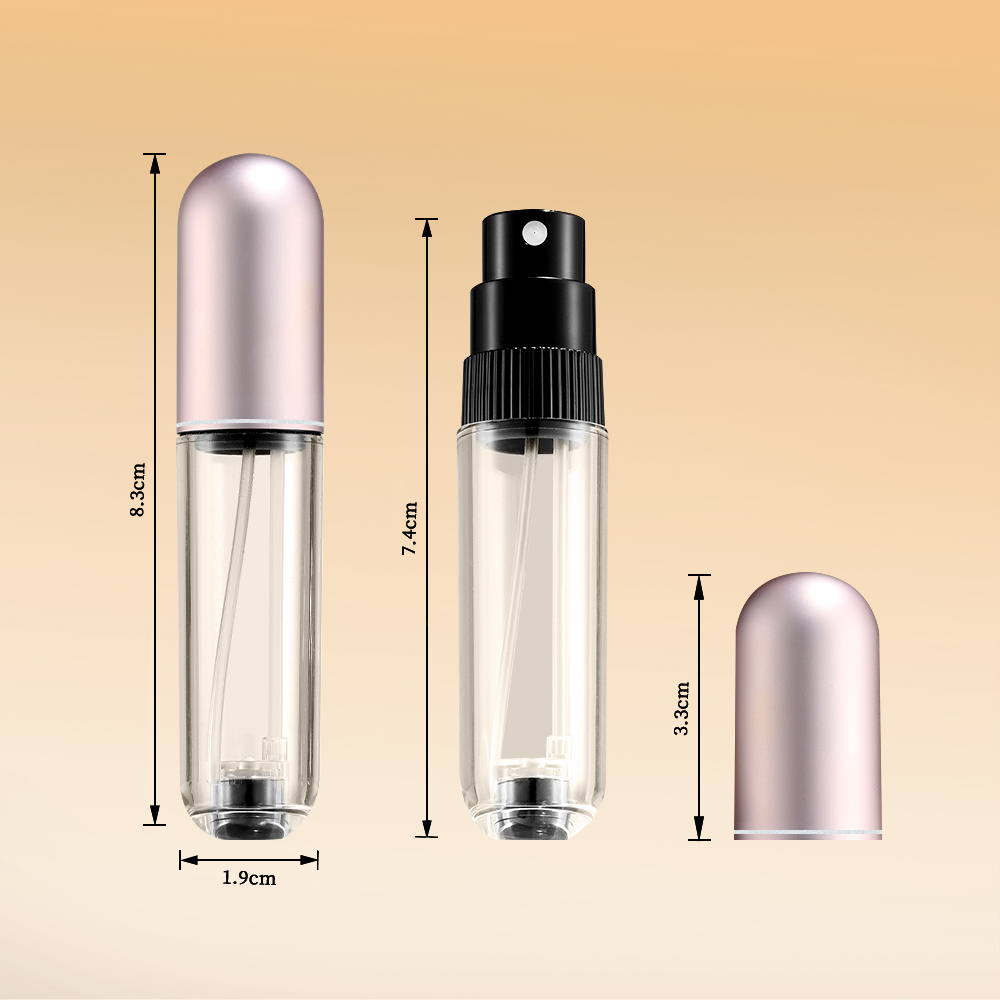 Mini-Reiseparfümflasche 5ml mit Transparentboden 3