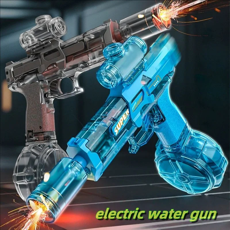 Elektrische Automatik-Wasserpistole mit Lichteffekten 2